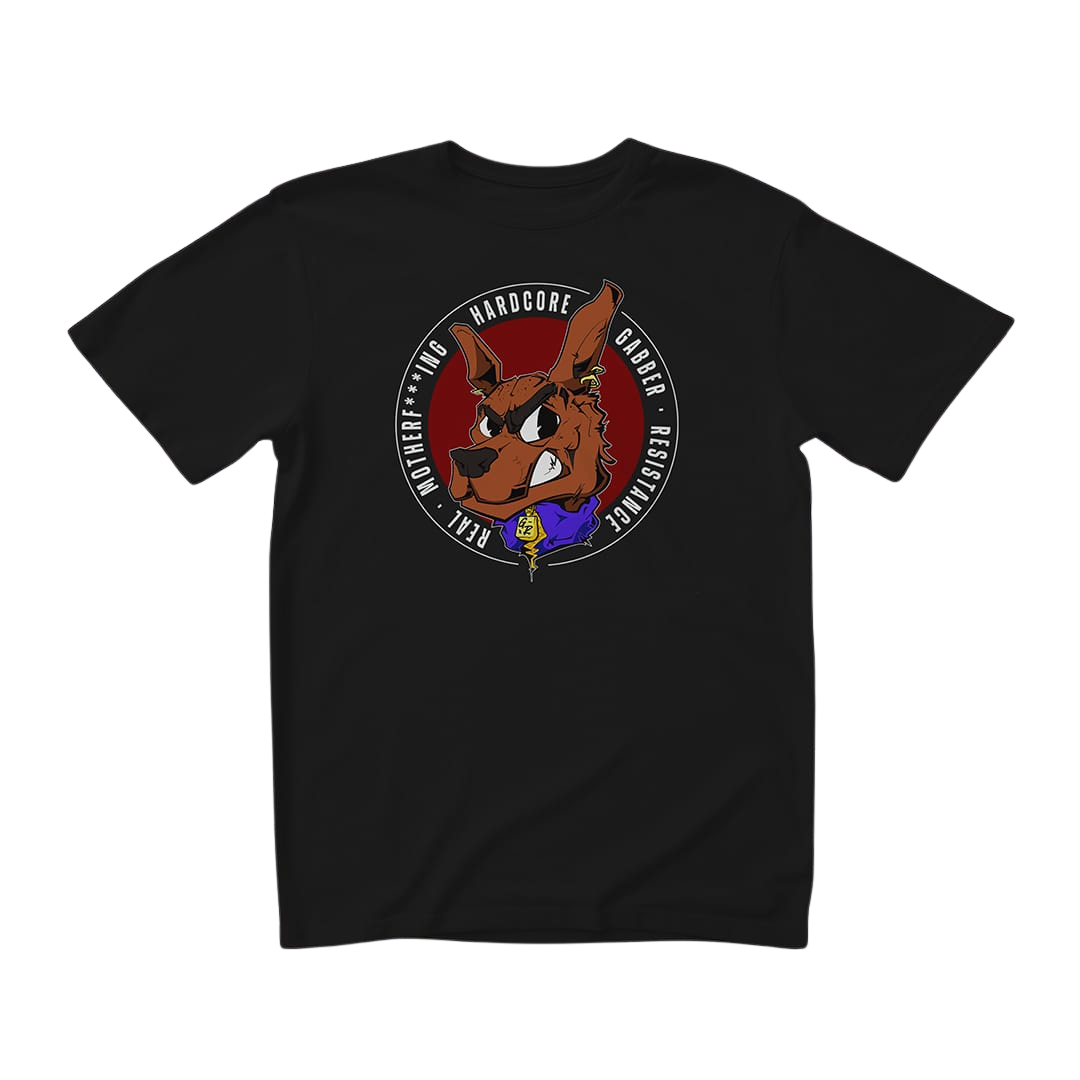 GABBER RESISTANCE - LOGO TEE - Black