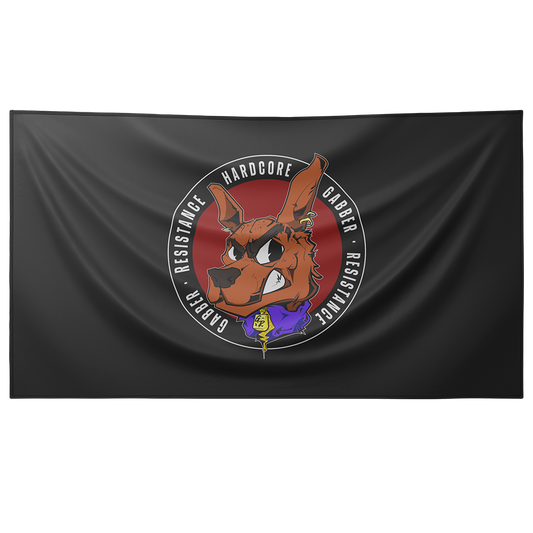 Black Flag Gabber Resistance Logo