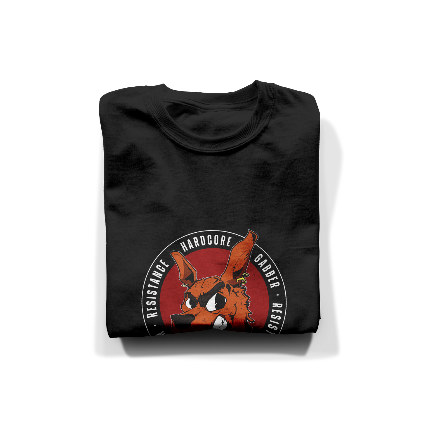 GABBER RESISTANCE - LOGO LONG SLEEVE TEE - Black